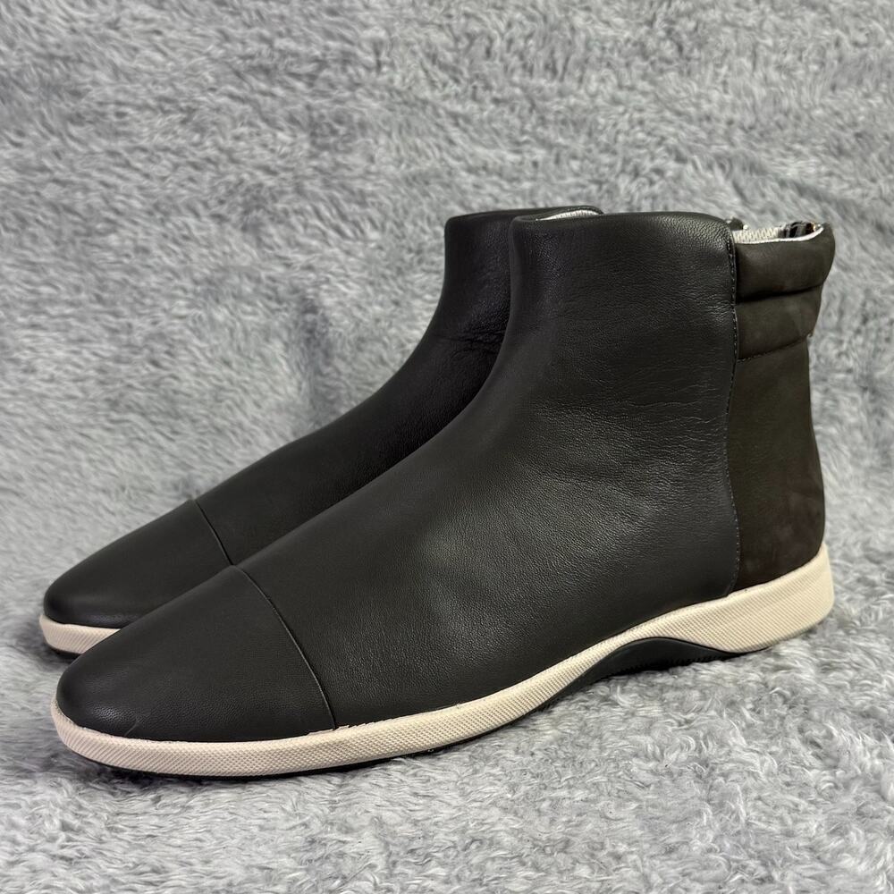 Sava Softwalk Hope Booties Gray Leather Women's Size 9.5 Comfortable Ankle Boot - Picture 9 of 11